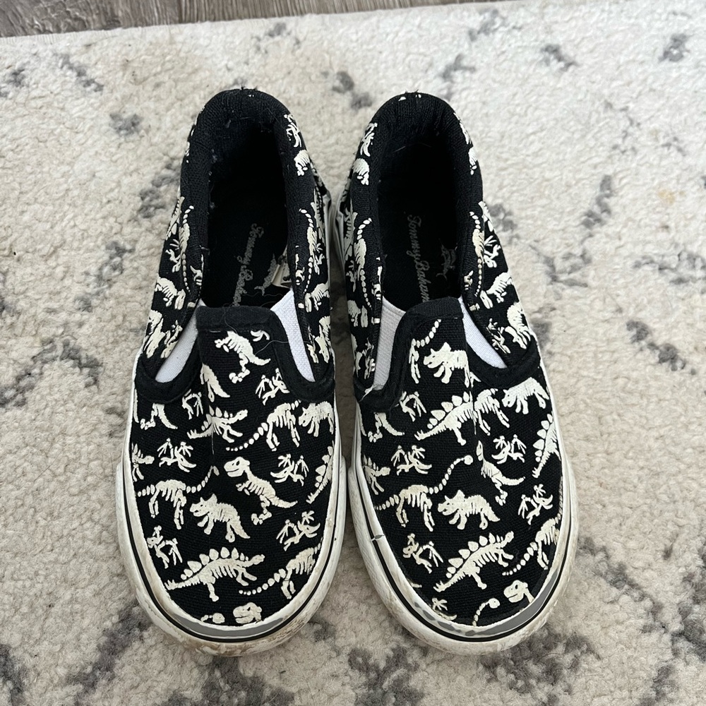 Glow in the Dark Dinosaur Sneakers 10C